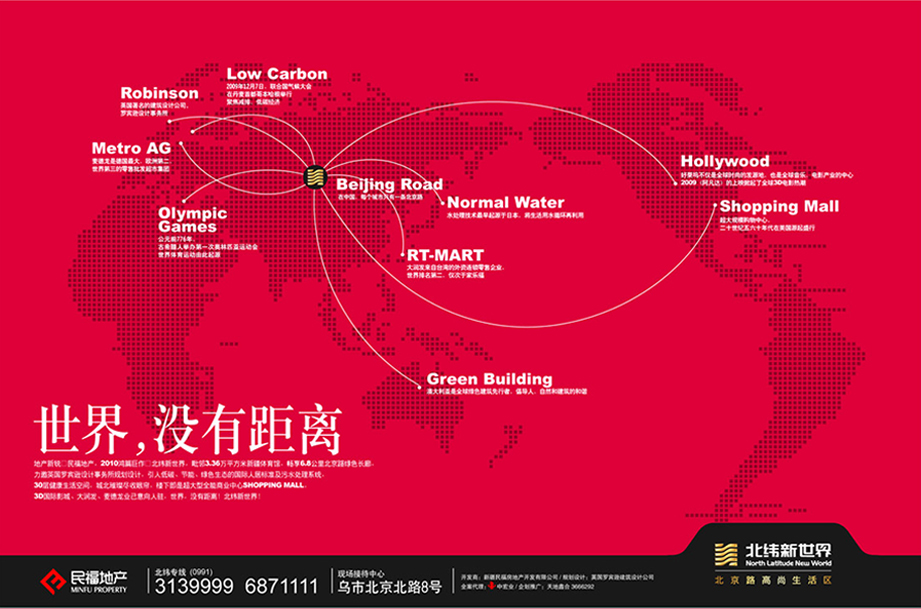 北纬新世界广告设计